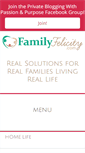 Mobile Screenshot of familyfelicity.com